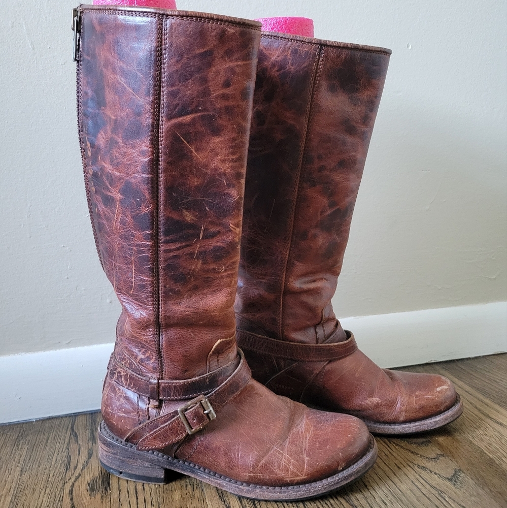 Freebird by Steven, Leather Shado Riding Boots, size 7